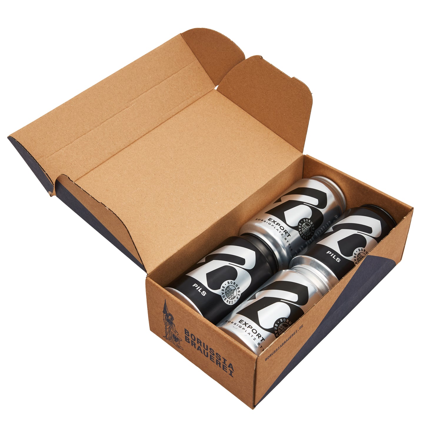 Geschenkbox Gemischt je 2 Dosen Export und Pils